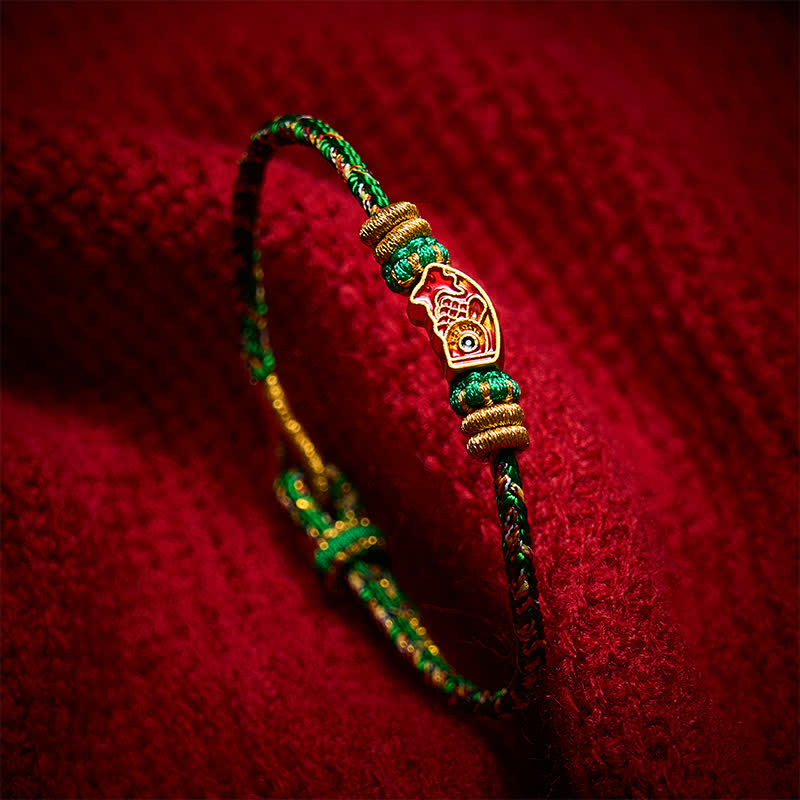 Nimara Ritual Hand-Woven String Koi Fish Strength Rope Bracelet