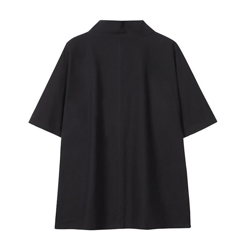 Nimara Ritual Spring Summer Minimalist Drawstring Solid Cotton Linen Men's Kimono