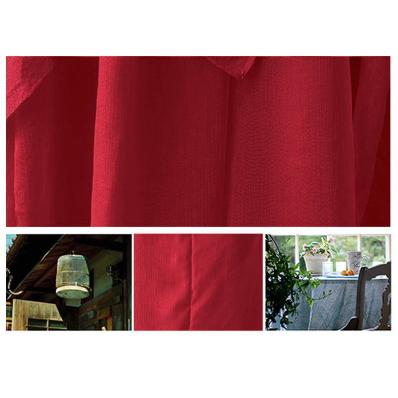 Nimara Ritual V-Neck Midi Tunic Dress Wide Leg Pants Meditation Zen Practice Dance Clothing