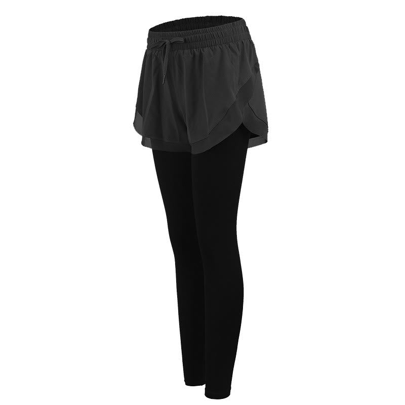 Nimara Ritual 2 In 1 Sports Tights Outdoor Fitness Women's Leggings Yoga Pants