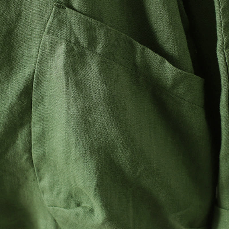 Nimara Ritual Pure Color V-neck Women's Jacket With Pockets