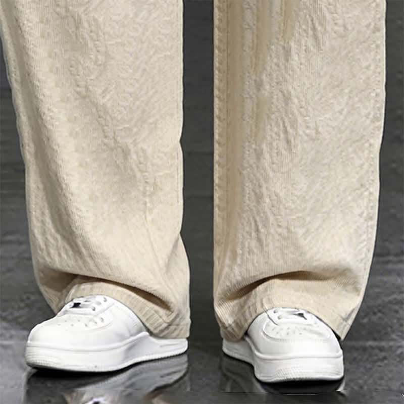 Nimara Ritual Spring Summer Casual Drawstring Solid Long Pants Men's Straight Leg Pants With Pocket