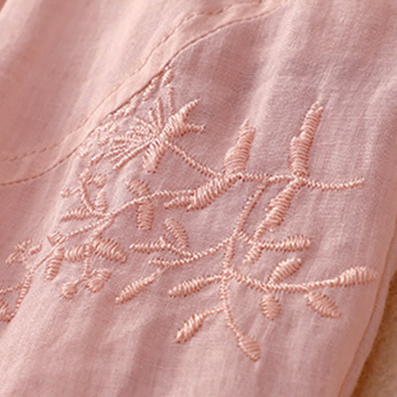 Nimara Ritual Embroidered Pattern Women's Harem Pants With Pockets