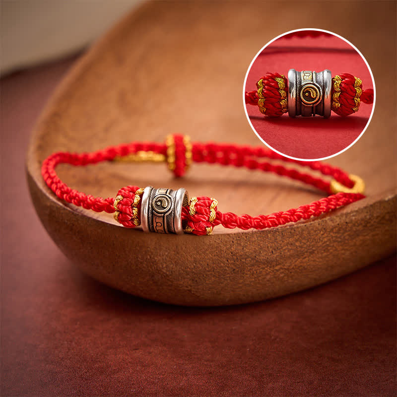 Nimara Ritual Copper Yin Yang Red String Harmony Bracelet