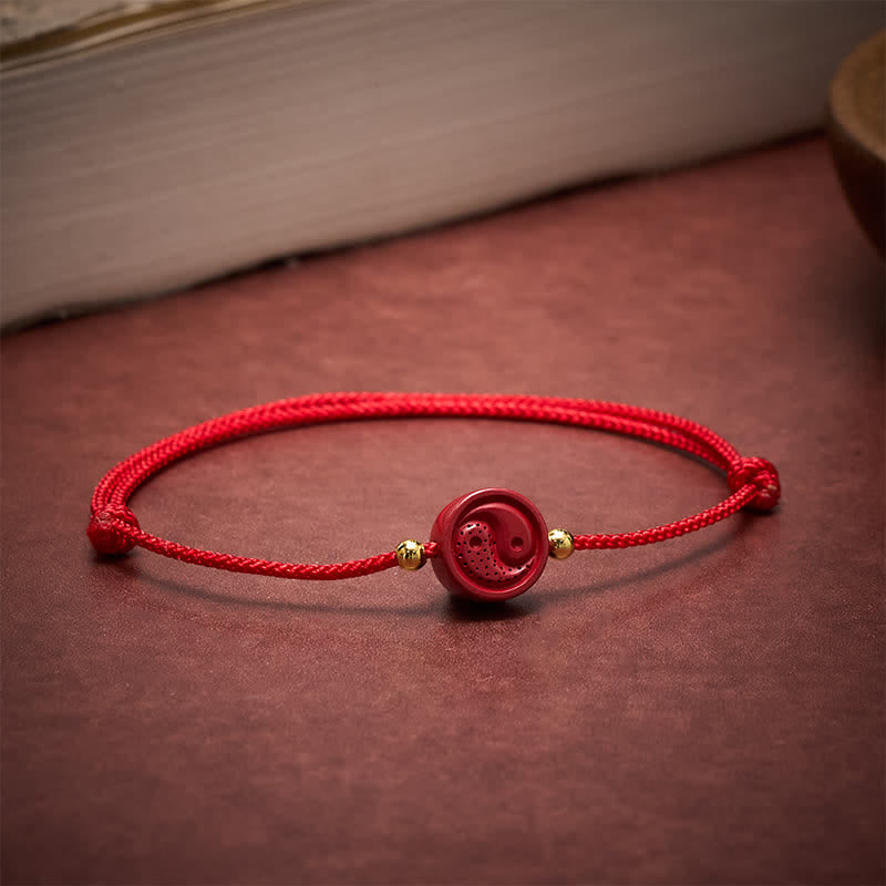 Nimara Ritual Yin Yang Red String Balance Bracelet