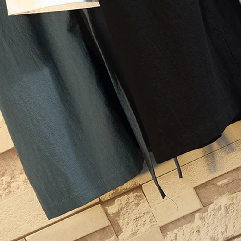 Nimara Ritual Spring Summer Casual Vintage Embroidery Crane Men's Elbow-Length Sleeve Kimono