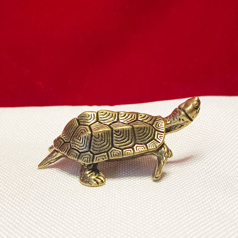 Nimara Ritual Mini Small Frog Turtle Koi Fish Snail Crab Copper Wealth Home Decoration