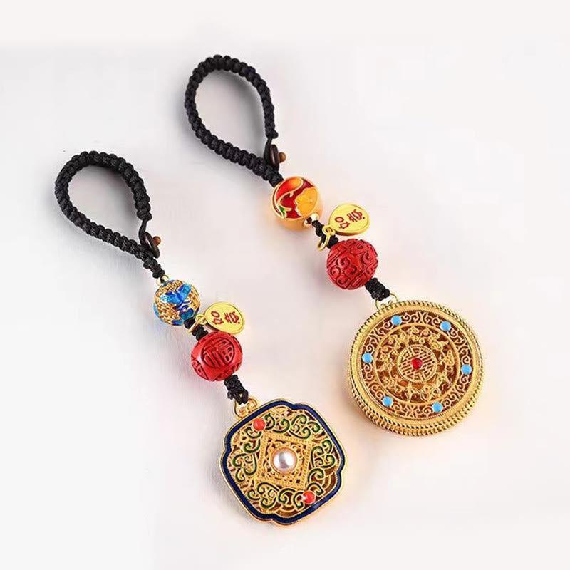 Nimara Ritual Fu Character Blessing Ruyi Charm Key Chain