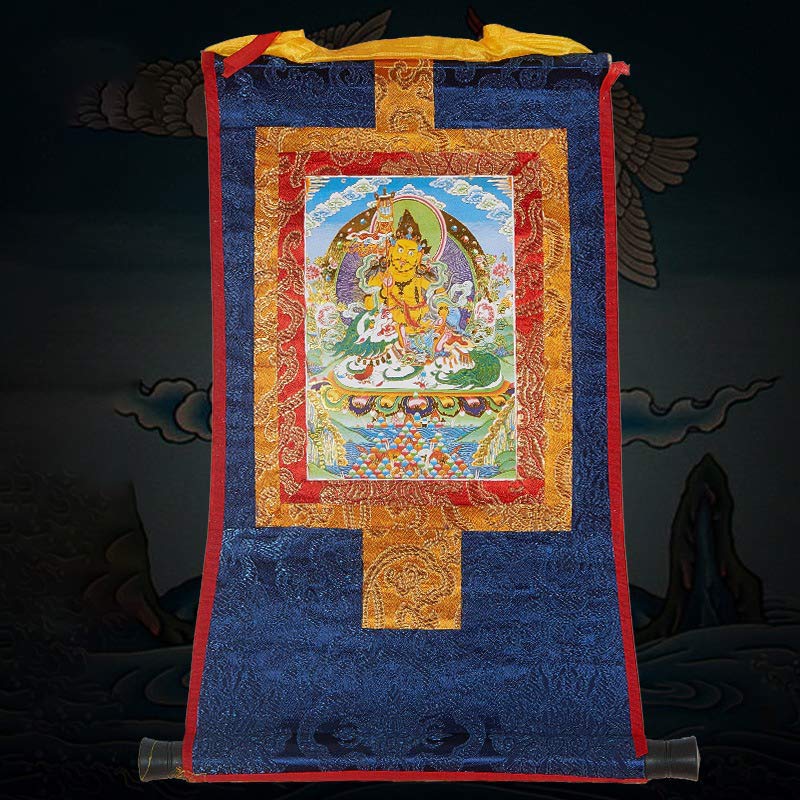 Nimara Ritual Tibetan Framed Thangka Blessing Protection Decoration