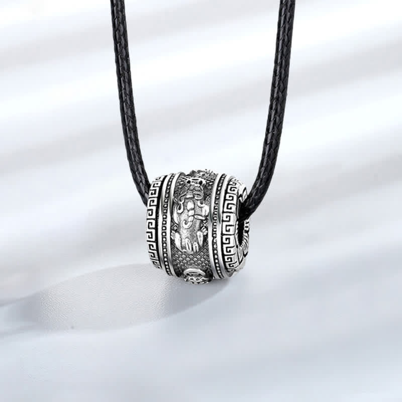 Nimara Ritual PiXiu Luck Wealth Rotatable Necklace Pendant
