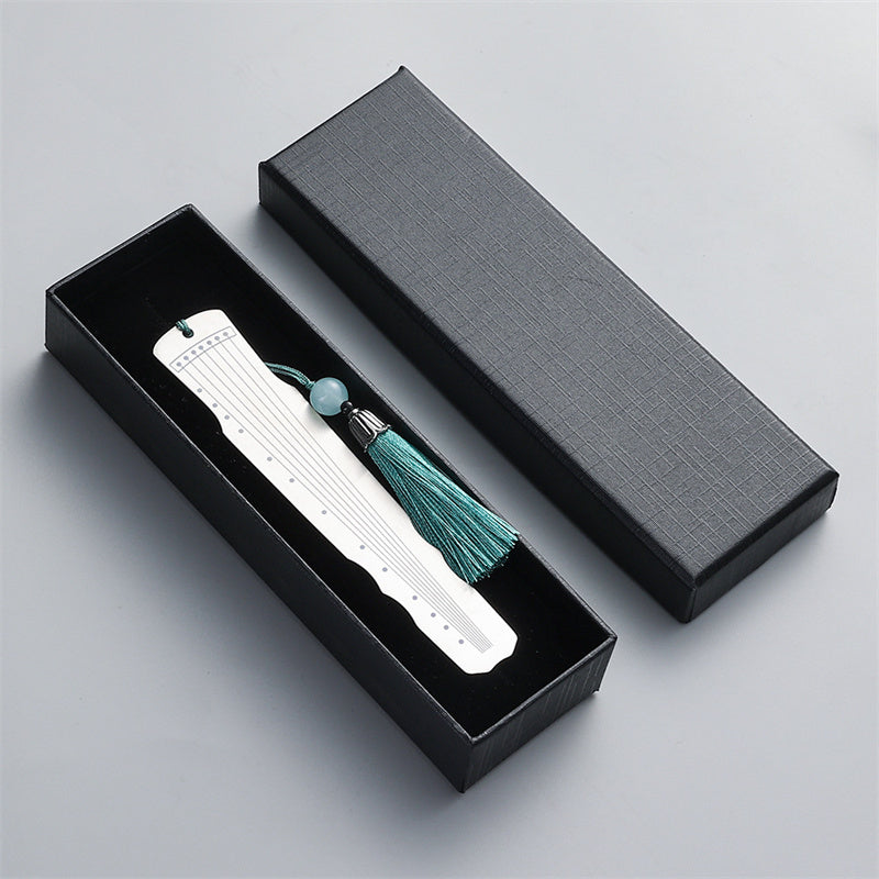 Nimara Ritual Classical Musical Instruments Pipa Guzheng Guqin Ruan Metal Bookmarks Tassel With Gift Box