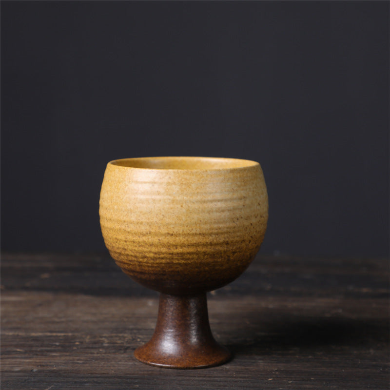 Nimara Ritual Small Capacity Goblet Design Ceramic Wine Coffee Mug Tea Coffee Cup 170ml