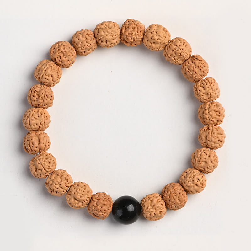 Nimara Ritual Tibet Rudraksha Bodhi Seed Wealth Auspiciousness Bracelet