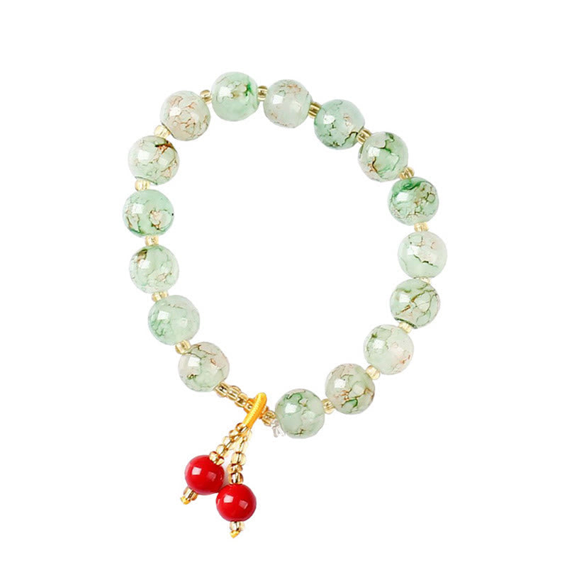 Nimara Ritual Liuli Glass Bead Blessing Harmony Bracelet