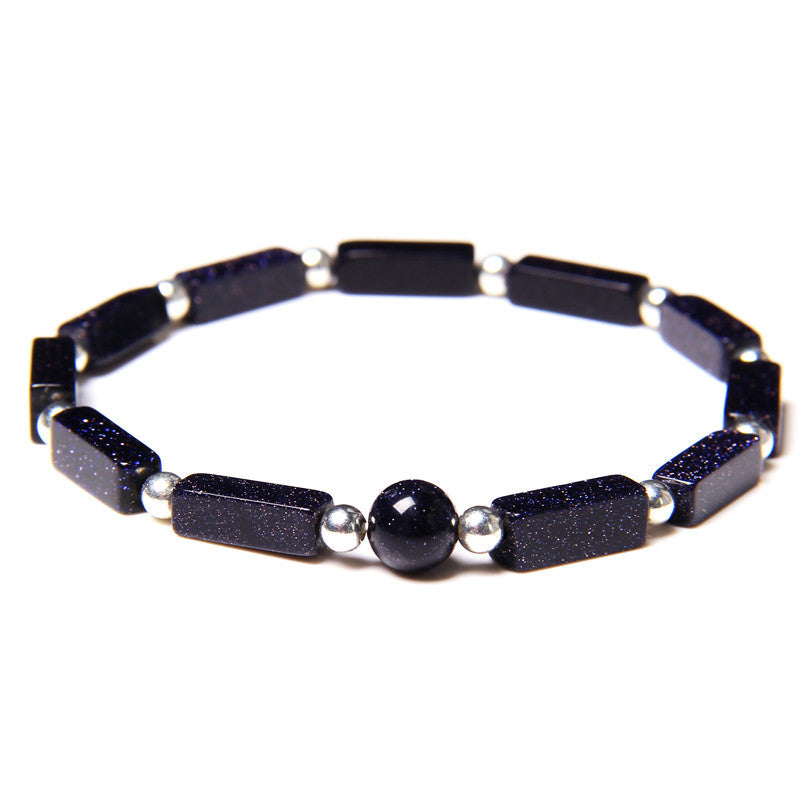 Nimara Ritual Natural Crystal Amethyst Tiger Eye Spiritual Balance Bracelet