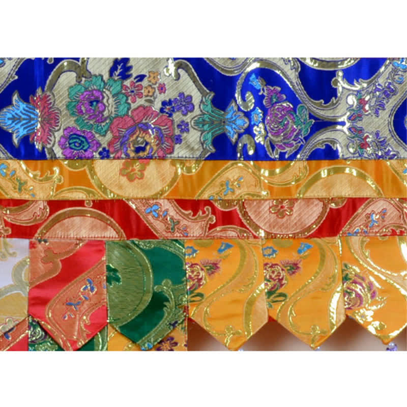 Nimara Ritual Tibetan Five Colors Hanging Curtain Prayer Altar Healing Meditation Curtain