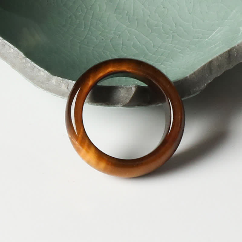 Nimara Ritual Tiger Eye Stone Strength Protection Ring