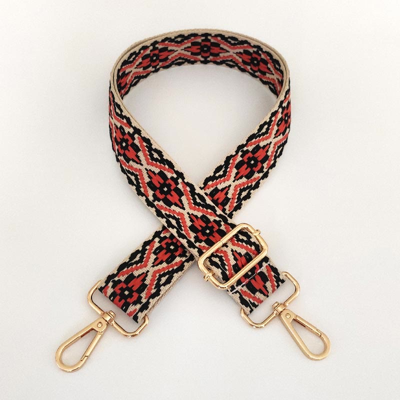 Nimara Ritual Multicolor Embroidered Shoulder Bag Straps