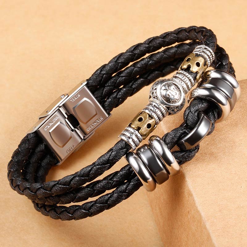 Nimara Ritual 12 Constellations of the Zodiac Hematite Protection Bracelet
