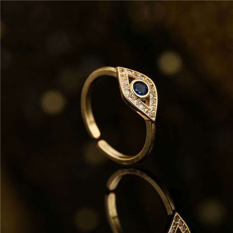 Nimara Ritual Evil Eye Protection Blessing Copper Ring