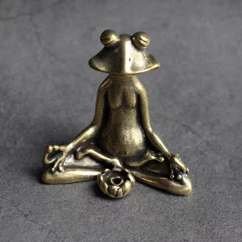 Nimara Ritual Mini Small Frog Turtle Koi Fish Snail Crab Copper Wealth Home Decoration