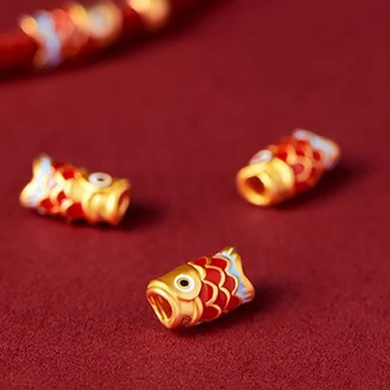 Lucky Koi Fish Success Braided Rope Bracelet