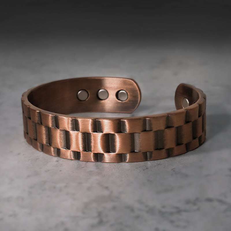 Nimara Ritual Vintage Copper Balance Cuff Bracelet