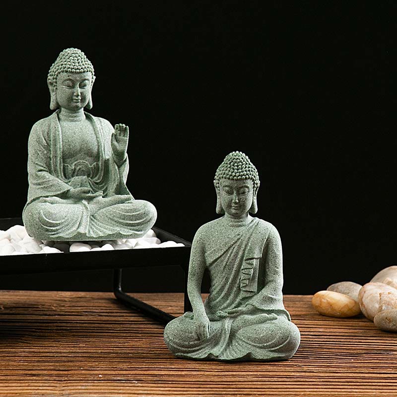 Nimara Ritual Tibetan Meditation Contemplation Buddha Serenity Compassion Statue Figurine Decoration