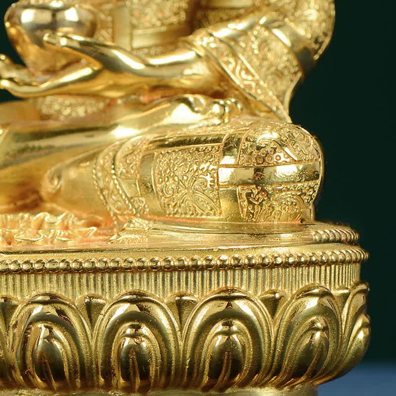 Nimara Ritual Buddha Shakyamuni Figurine Enlightenment Copper Statue Home Offering Decoration
