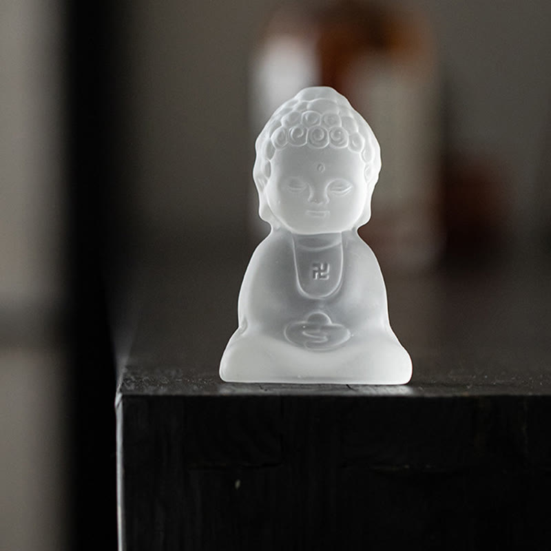 Nimara Ritual Mini Tathagata Buddha Liuli Serenity Desk Decoration