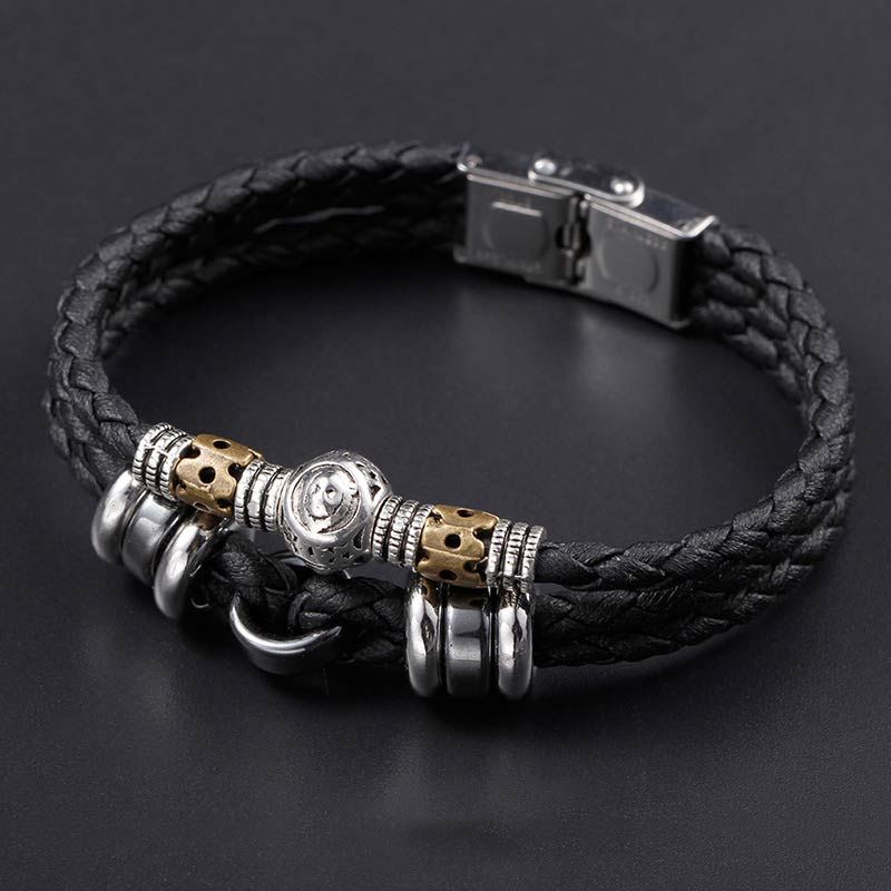 Nimara Ritual 12 Constellations of the Zodiac Hematite Protection Bracelet