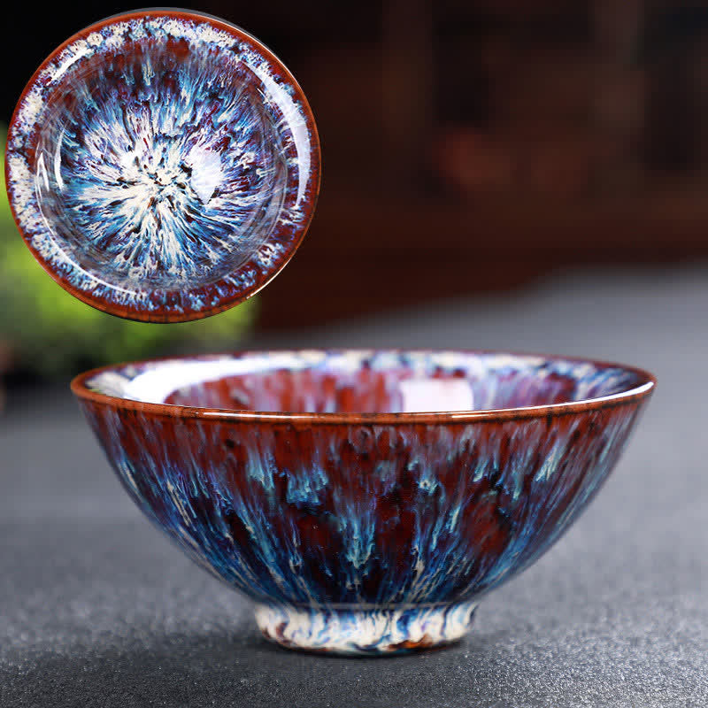 Nimara Ritual Colorful Ceramic Teacup Home Office Tea Cups