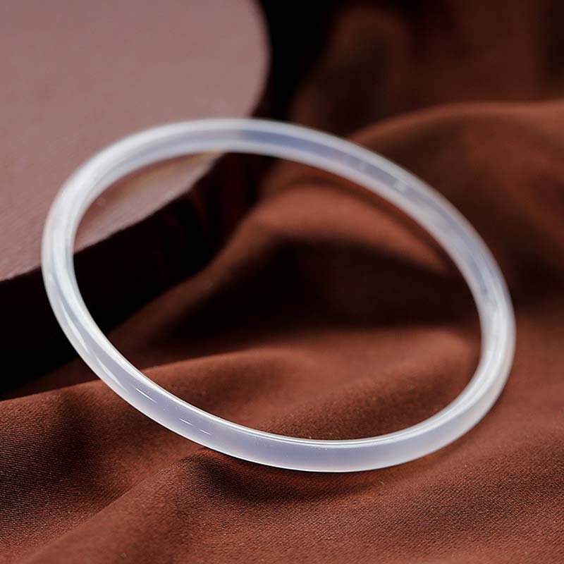 Nimara Ritual Natural Cyan White Jade Success Bracelet