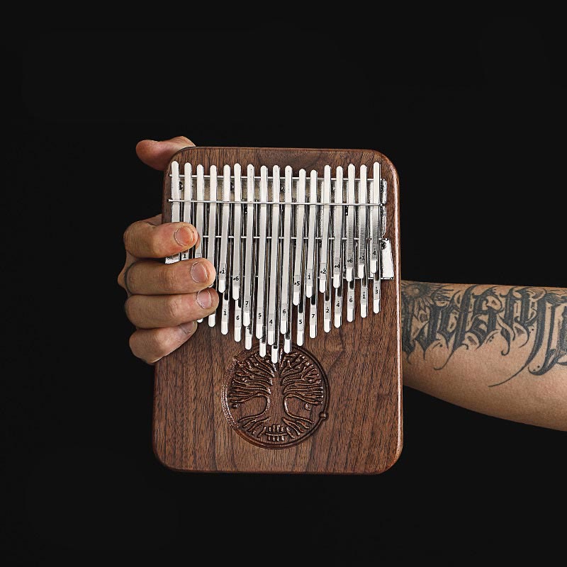 Nimara Ritual Kalimba 34 Keys Thumb Piano Tree of Life Design Portable Finger Marimba Piano