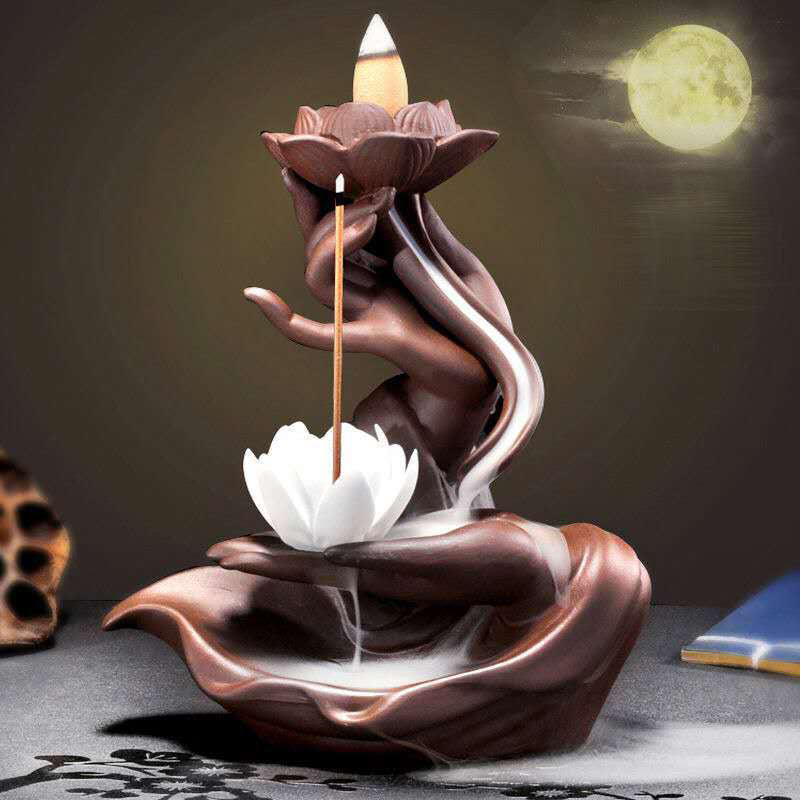 Nimara Ritual Lotus Bergamot Healing Incense Burner
