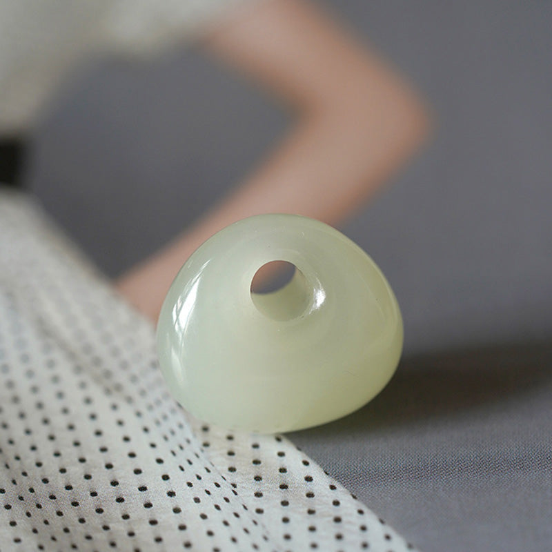 Nimara Ritual Natural Jade Luck Prosperity Necklace Pendant