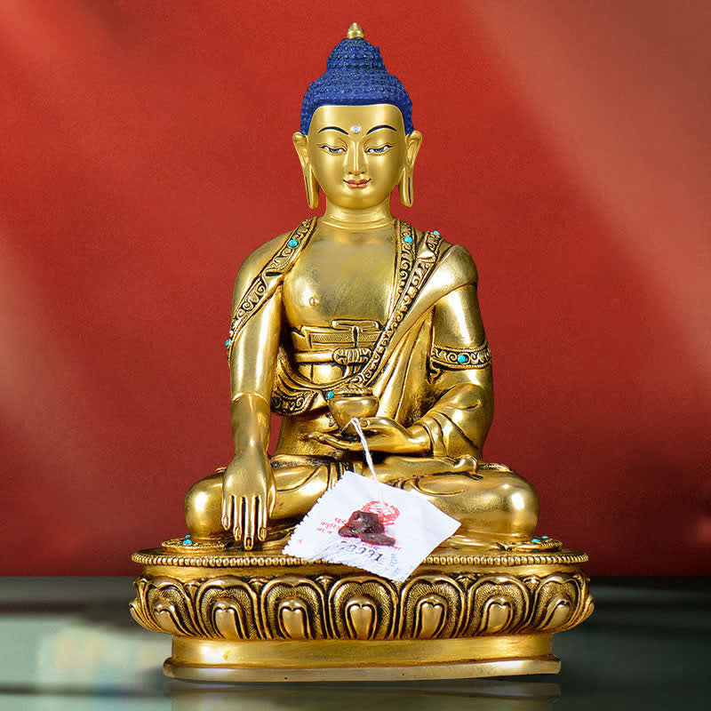 Nimara Ritual Shakyamuni Compassion Copper Statue Decoration