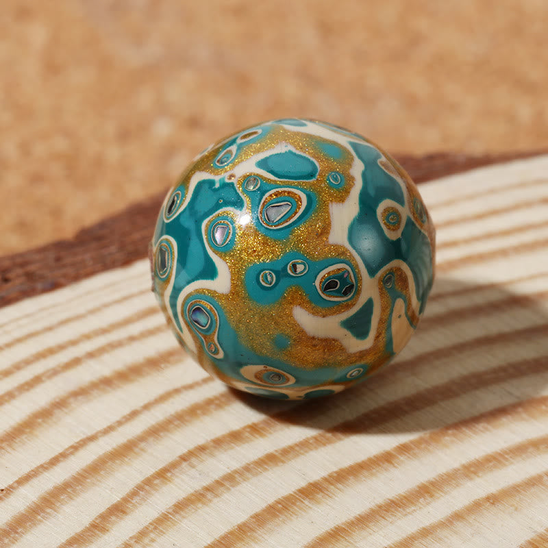 Nimara Ritual Natural Multicolored Lacquer Beads Calm Bracelet