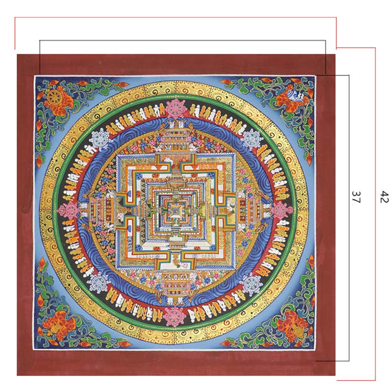 Nimara Ritual Tibetan Thangka Painting Blessing Handmade Decoration