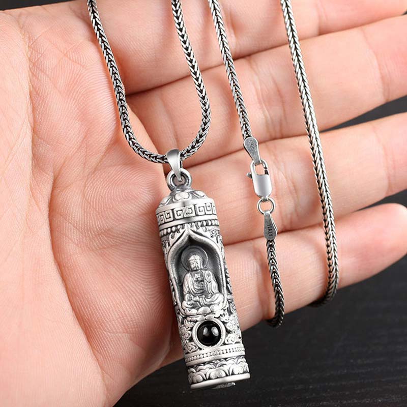 Nimara Ritual Chinese Zodiac Natal Buddha Projection Prosperity Necklace Pendant