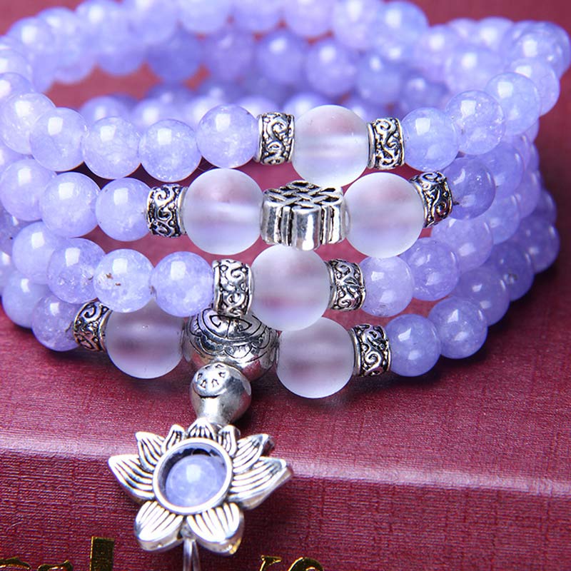 Nimara Ritual Purple Jasper Bead Strength Bracelet Mala