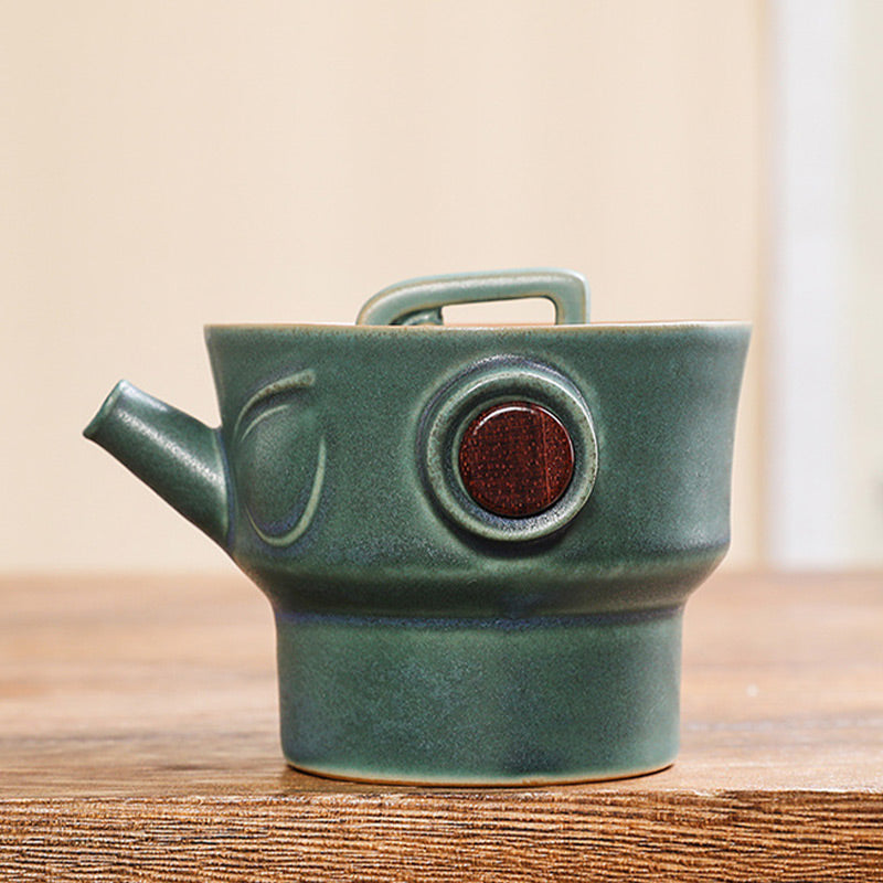 Nimara Ritual Sanxingdui Ceramic Teacup Kung Fu Tea Cup With Bag