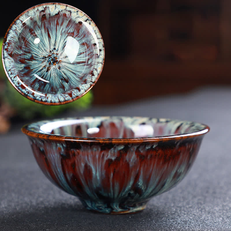 Nimara Ritual Colorful Ceramic Teacup Home Office Tea Cups