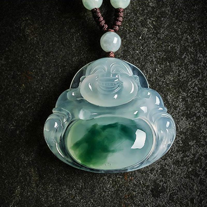 Nimara Ritual Cyan Jade Luck Necklace Pendant
