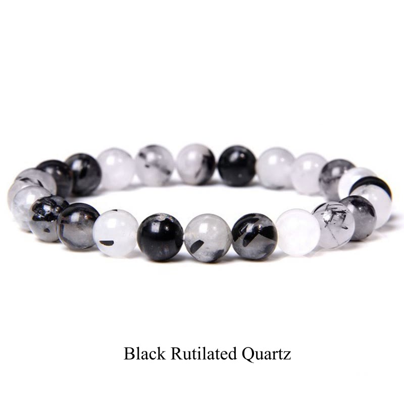 Nimara Ritual Natural Stone Quartz Healing Beads Bracelet