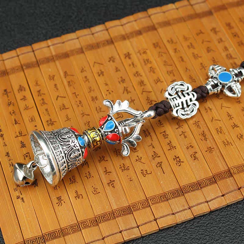 Nimara Ritual Tibet Om Mani Padme Hum Vajra Dorje Spiritual Car Hanging Decoration