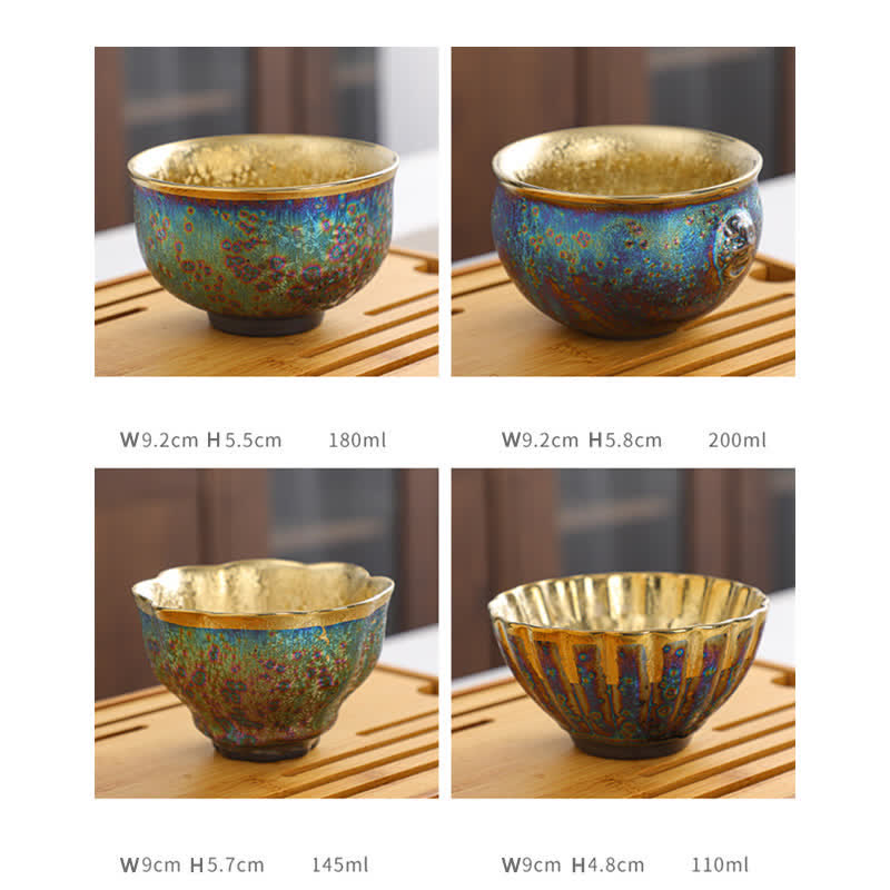 Nimara Ritual Colorful Ceramic Teacup Tea Cups