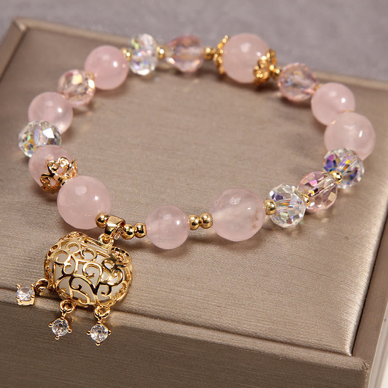 Nimara Ritual Natural Pink Crystal Soothing Protection Bracelet