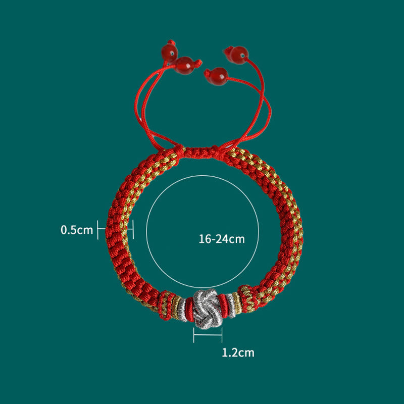 Nimara Ritual Colorful Rope True Love Knot Luck Handmade Bracelet