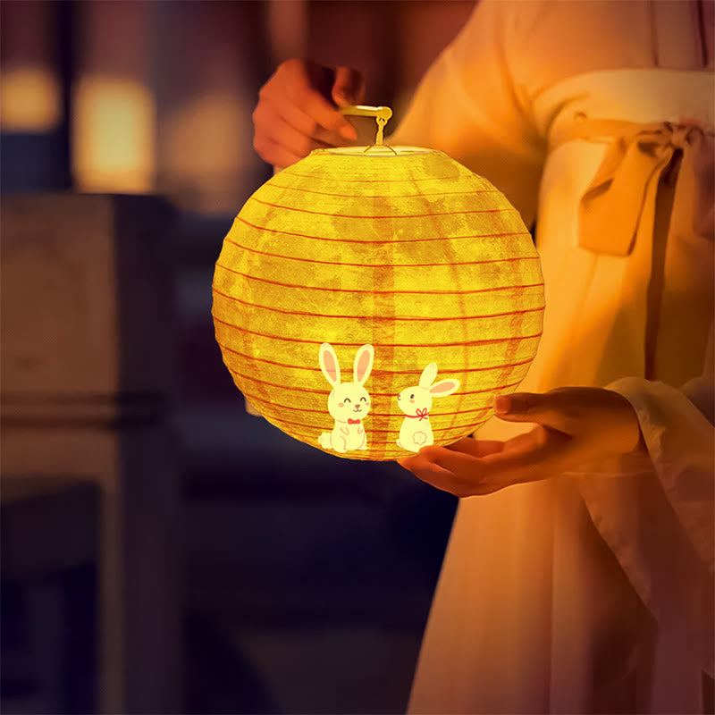 Nimara Ritual DIY Rabbit Paper Lantern Lamp Mid-Autumn Festival Lantern Decoration